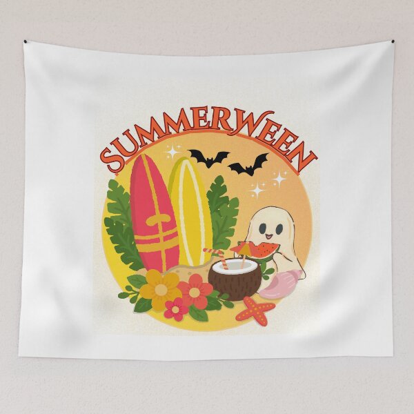 Item preview, Summerween summer Halloween spooky summer designed and sold by HoppingCreation.