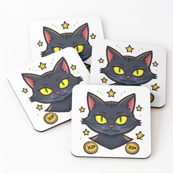 Item preview, XP Hunter Gamer Cat Sticker designed and sold by Stylestickers55.