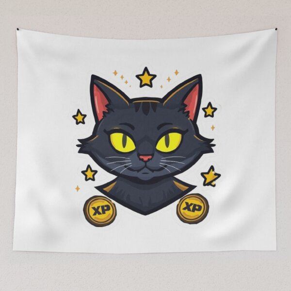 Item preview, XP Hunter Gamer Cat Sticker designed and sold by Stylestickers55.