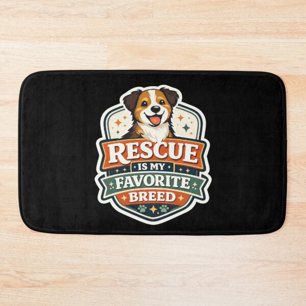 Item preview, Rescue Is My Favorite Breed Dog Sticker  designed and sold by Sketchlegacy.