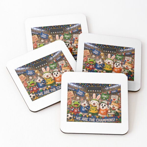 Item preview, Ultimate Soccer Fan Squad – Cute Animal Stadium Party designed and sold by QuirkNest Studio .