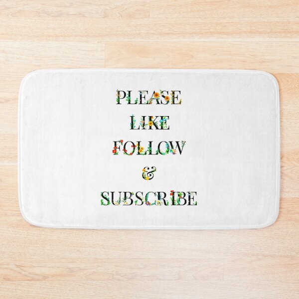 Item preview, ✴️ PLEASE LIKE FOLLOW & SUBSCRIBE COLLECTION ✴️ - FLOWER TEXT designed and sold by WheelieGdArt.