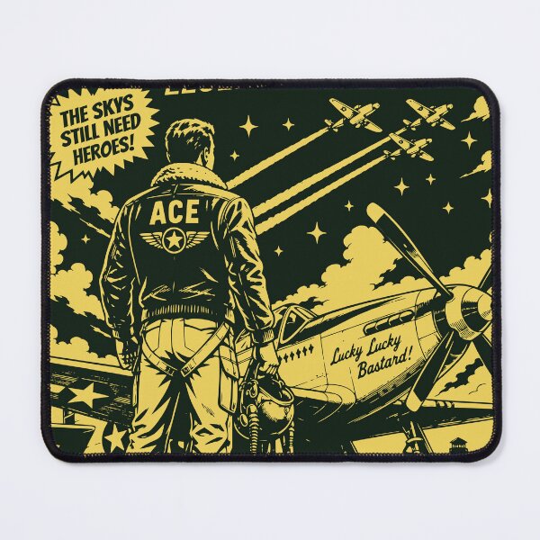Item preview, Warbird Comics - Return of the Ace Legends Never Die - Aviation Yellow designed and sold by VoglR.