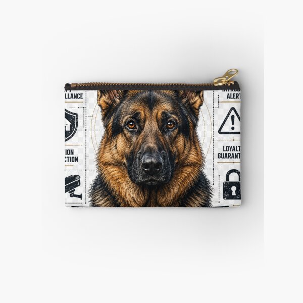 Item preview, My Security System Has Fur Funny German Shepherd Dog Owner Gift T-Shirt Sticker designed and sold by Igrowlab254.