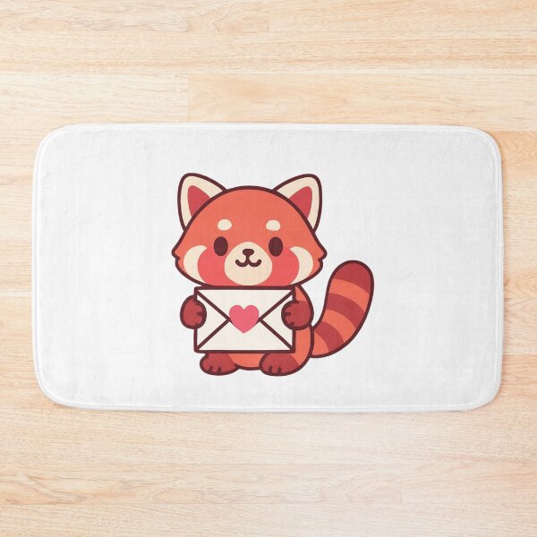 Item preview, Special Delivery Red Panda - Cute Valentine Sticker designed and sold by foryouandyours.
