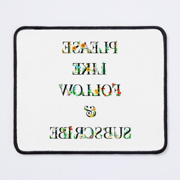 Item preview, ✴️ PLEASE LIKE FOLLOW & SUBSCRIBE COLLECTION ✴️  - FLOWER TEXT - Camera Ready (REVERSED) Darling Edition designed and sold by WheelieGdArt.