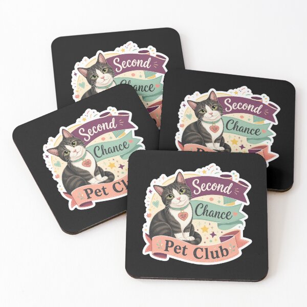 Item preview, Second Chance Pet Club Rescue Cat Sticker  designed and sold by Sketchlegacy.