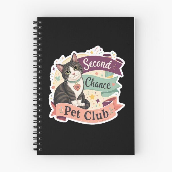 Item preview, Second Chance Pet Club Rescue Cat Sticker  designed and sold by Sketchlegacy.