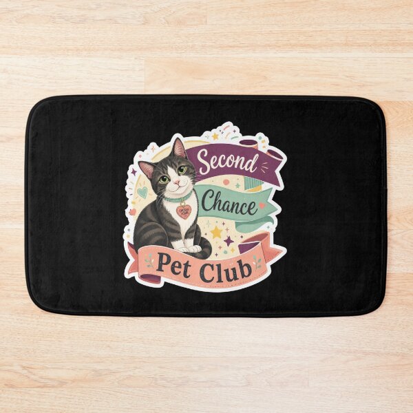Item preview, Second Chance Pet Club Rescue Cat Sticker  designed and sold by Sketchlegacy.