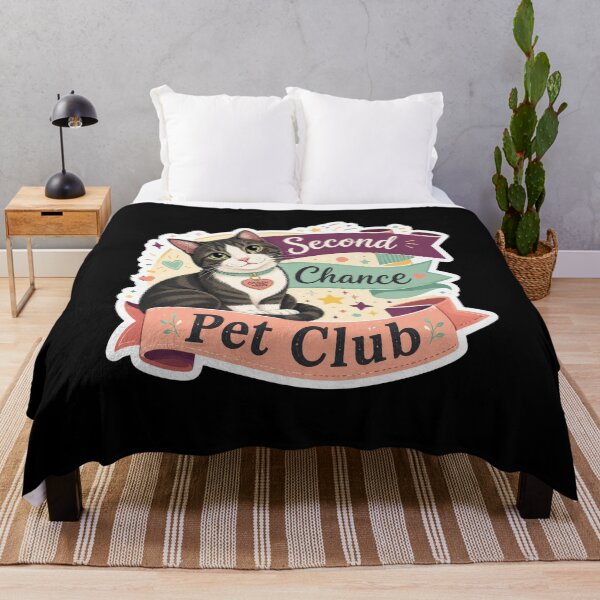 Item preview, Second Chance Pet Club Rescue Cat Sticker designed and sold by Sketchlegacy.