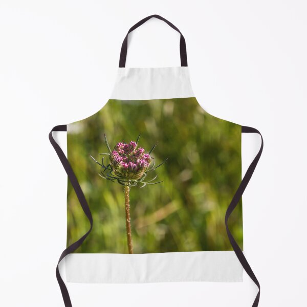 Item preview, Wildflower Bud Close-Up In Sunlit Meadow With Green Bokeh Background And Delicate Pink Blossoms designed and sold by Nmallia.
