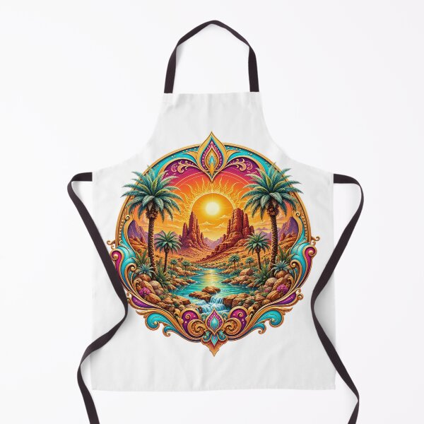 Item preview, Desert Oasis Sunrise designed and sold by syotos-ai.