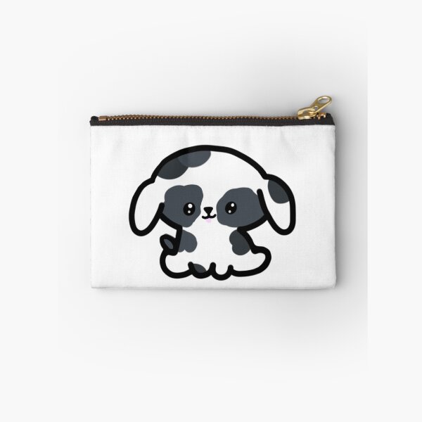 Item preview, Cute Spotted White and Black Chibi Puppy designed and sold by AestheteArchive.