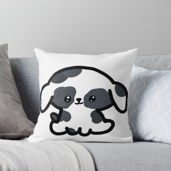 Item preview, Cute Spotted White and Black Chibi Puppy designed and sold by AestheteArchive.