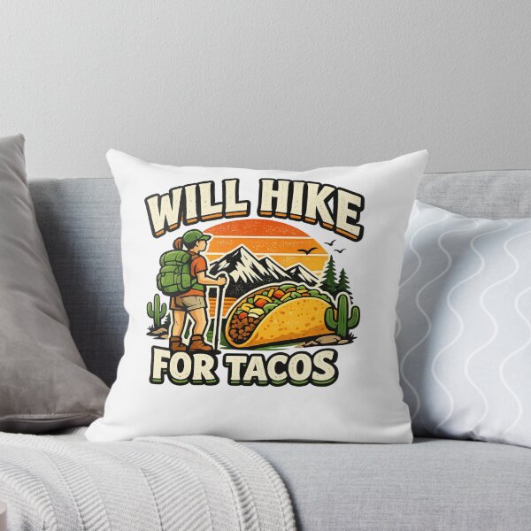 Item preview, Will Hike For Tacos Female Hikers designed and sold by DPBTees70.