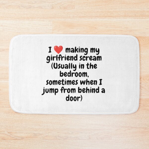 Item preview, I Love My Girlfriend Cute Red Heart – Romantic Relationship Quote Art designed and sold by mentosdesigner.