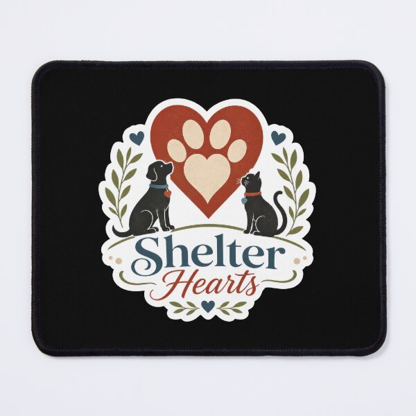 Item preview, Shelter Hearts Animal Rescue Sticker  designed and sold by Sketchlegacy.