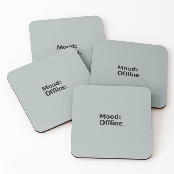Item preview, Mood Offline Meme Sticker designed and sold by ProsperaStar.
