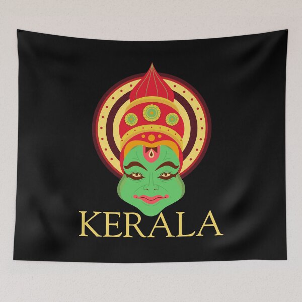 Item preview, Kerala City Vibes | God’s Own Country Travel Aesthetic | Vintage India Souvenir |kathakali ver 1 designed and sold by mndesignworx.