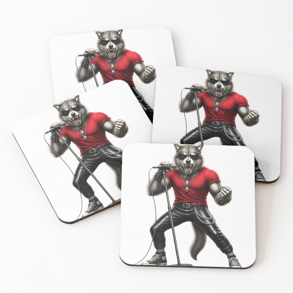 Item preview, Metal Wolf Vocalist Gifts For Musicians designed and sold by Bisonia.