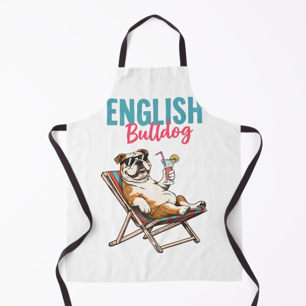 Item preview, English Bulldog Beach Vacation Vintage Summer designed and sold by HaydenMillepied.
