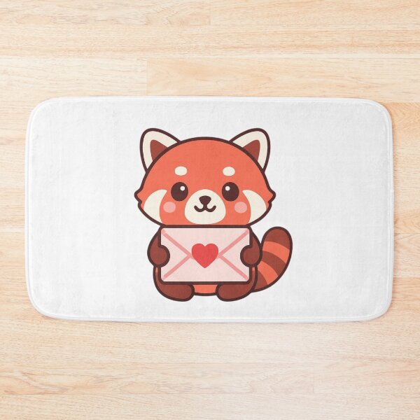 Item preview, Special Delivery Red Panda - Cute Valentine Sticker designed and sold by foryouandyours.