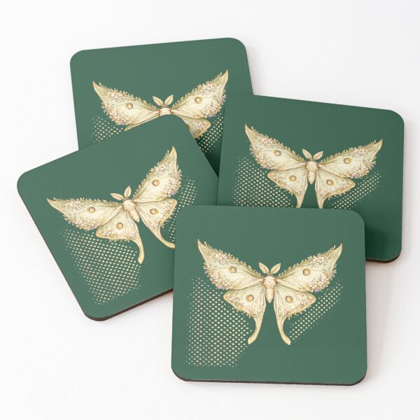 Item preview, Floral Luna Moth Dark Academia Botanical  designed and sold by MagicMakerPh.