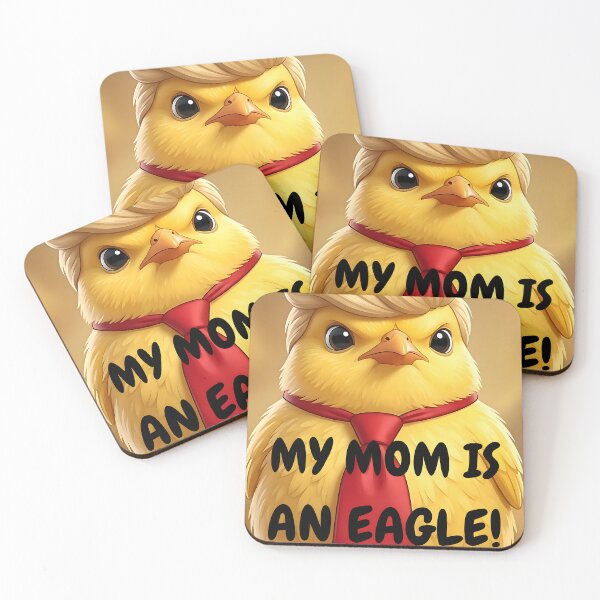 Item preview, My Mom Is An Eagle Funny Chick designed and sold by ToxicInkArt.