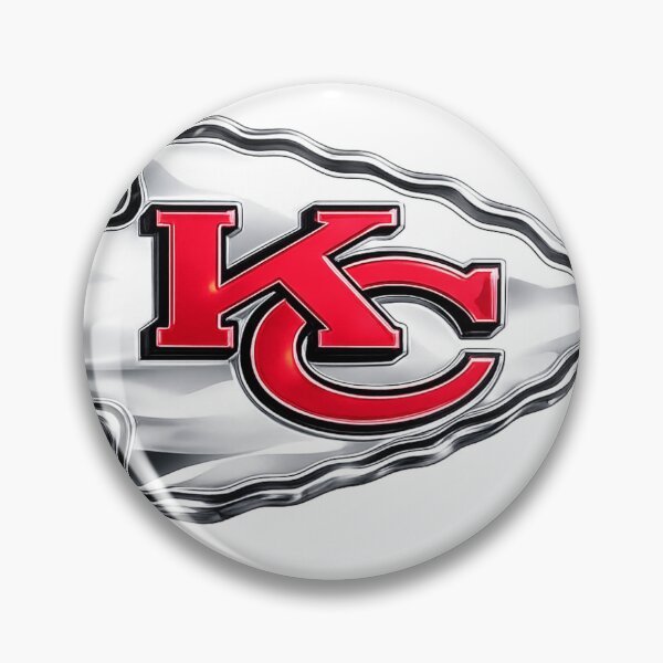 Item preview, Kansas City Chiefs Chrome Logo designed and sold by JC's Cards & More.