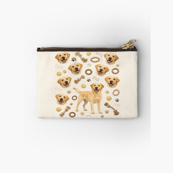 Item preview, Yellow Labrador Retriever Tossed Pet Pattern designed and sold by POD DYNASTY | Original Print On Demand T-Shirt Graphics.