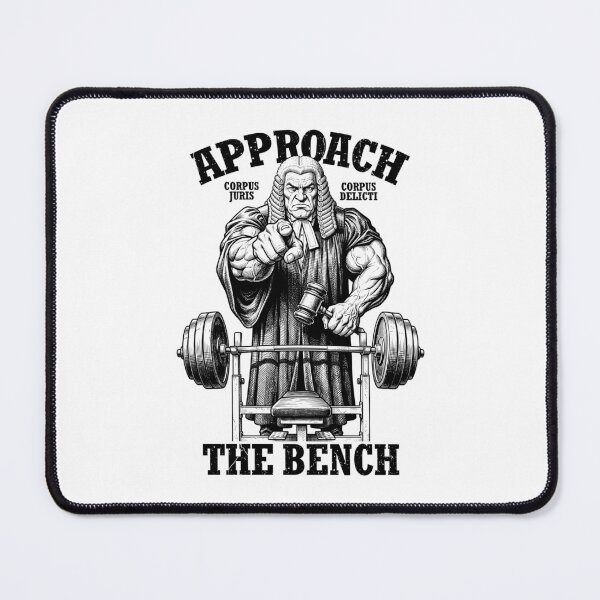 Item preview, Gym Chest Day Judge Approach The Bench Muscle Workout designed and sold by GrandeDuc.
