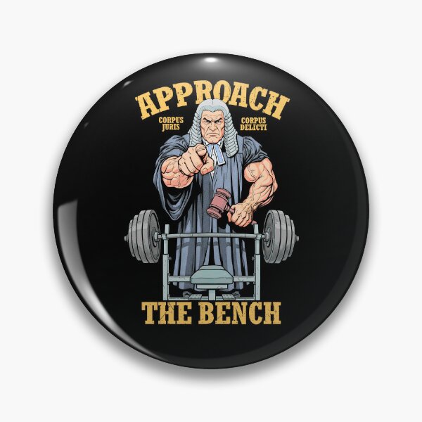 Item preview, Gym Chest Day Judge Approach The Bench Muscle Workout designed and sold by GrandeDuc.