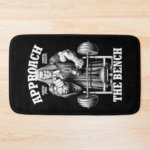 Item preview, Gym Chest Day Judge Approach The Bench Muscle Workout designed and sold by GrandeDuc.