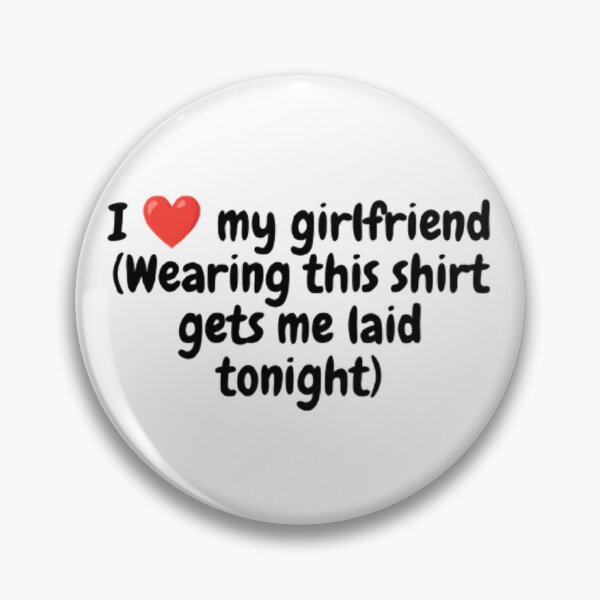 Item preview, I Love My Girlfriend Cute Red Heart – Romantic Relationship Quote Art designed and sold by mentosdesigner.