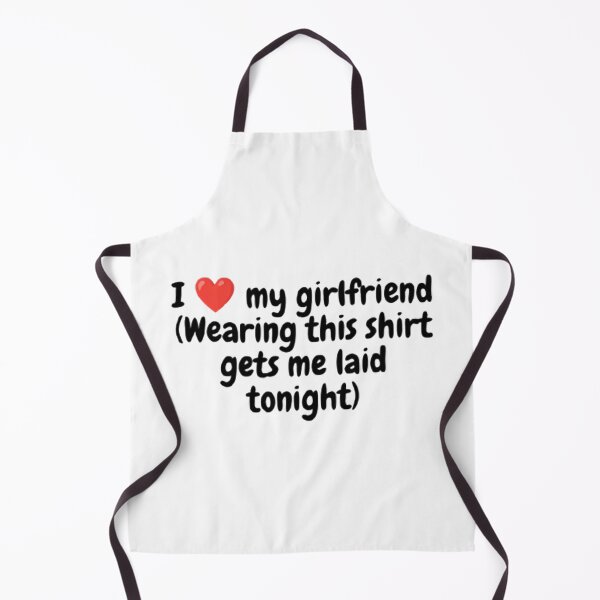 Item preview, I Love My Girlfriend Cute Red Heart – Romantic Relationship Quote Art designed and sold by mentosdesigner.