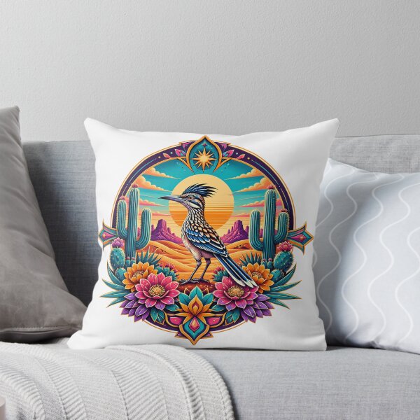 Aperçu de l'œuvre Roadrunner Desert Bloom créée et vendue par syotos-ai.