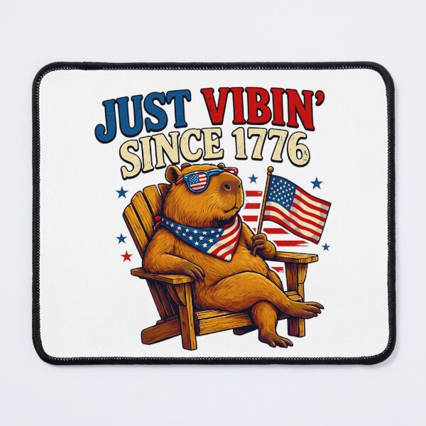 Item preview, Cute Patriotic Capybara designed and sold by EfiKrios.