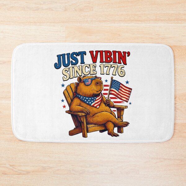 Item preview, Cute Patriotic Capybara designed and sold by EfiKrios.
