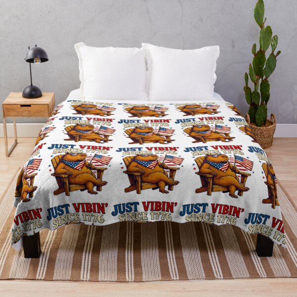 Item preview, Cute Patriotic Capybara designed and sold by EfiKrios.