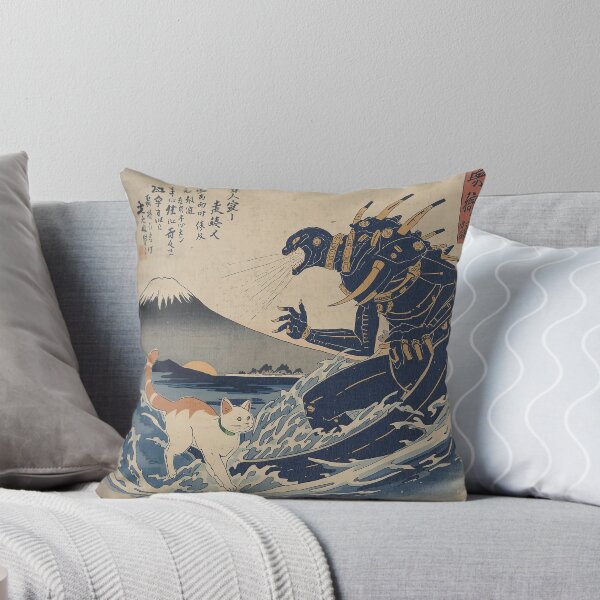 Item preview, Do Ukiyo Neko Dream of Cybernetic Kaiju? designed and sold by UKIYO NEKO.