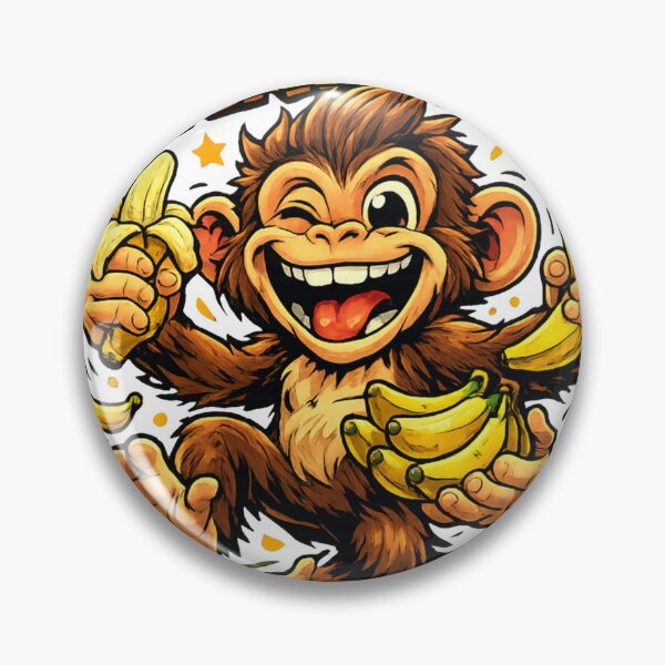 Item preview, Bananas About Life Funny Monkey designed and sold by BagFactoryUK.