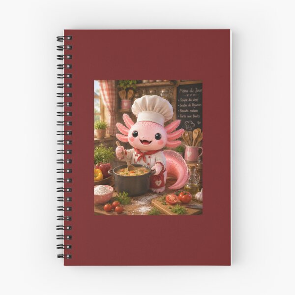 Item preview, Axolotl Chef 3D Prepares a Soup designed and sold by Axokris.
