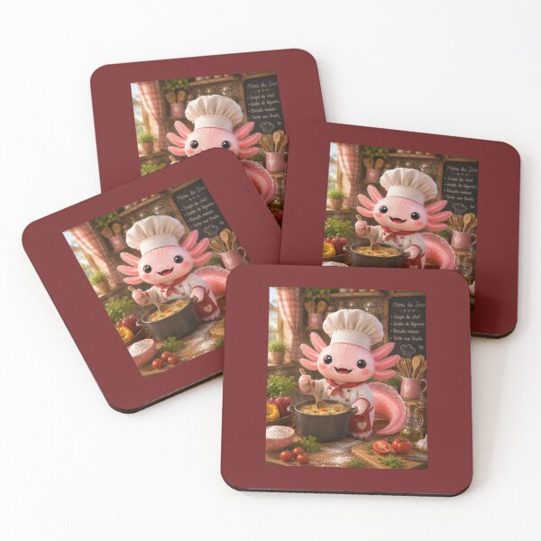 Item preview, Axolotl Chef 3D Prepares a Soup designed and sold by Axokris.