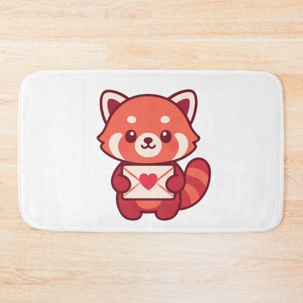 Item preview, Special Delivery Red Panda - Cute Valentine Sticker designed and sold by foryouandyours.