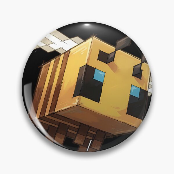 Item preview, Cute Pixel Art Cube Bee - Retro Gaming Aesthetic designed and sold by Andruzito.