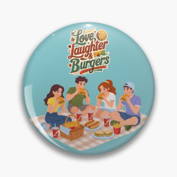 Item preview, Love Laughter and Burgers Relatable Fast Food Feast Design designed and sold by Miheerala.