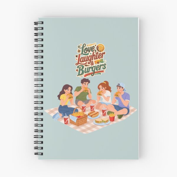 Item preview, Love Laughter and Burgers Relatable Fast Food Feast Design designed and sold by Miheerala.