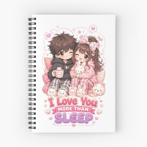 Item preview, Kawaii Couple Love Quote Design designed and sold by Amr Siam.