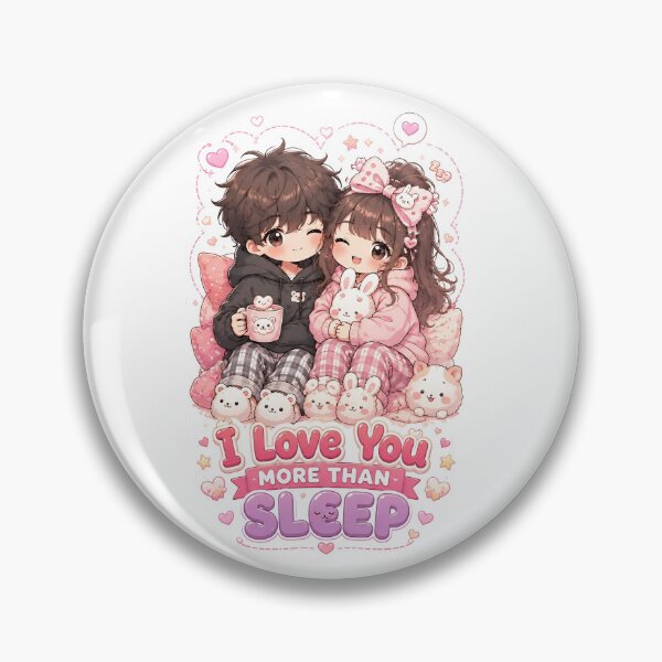 Item preview, Kawaii Couple Love Quote Design designed and sold by Amr Siam.