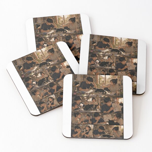 Item preview, Student Life Cozy Reading Room Comic Print designed and sold by Grafititee.